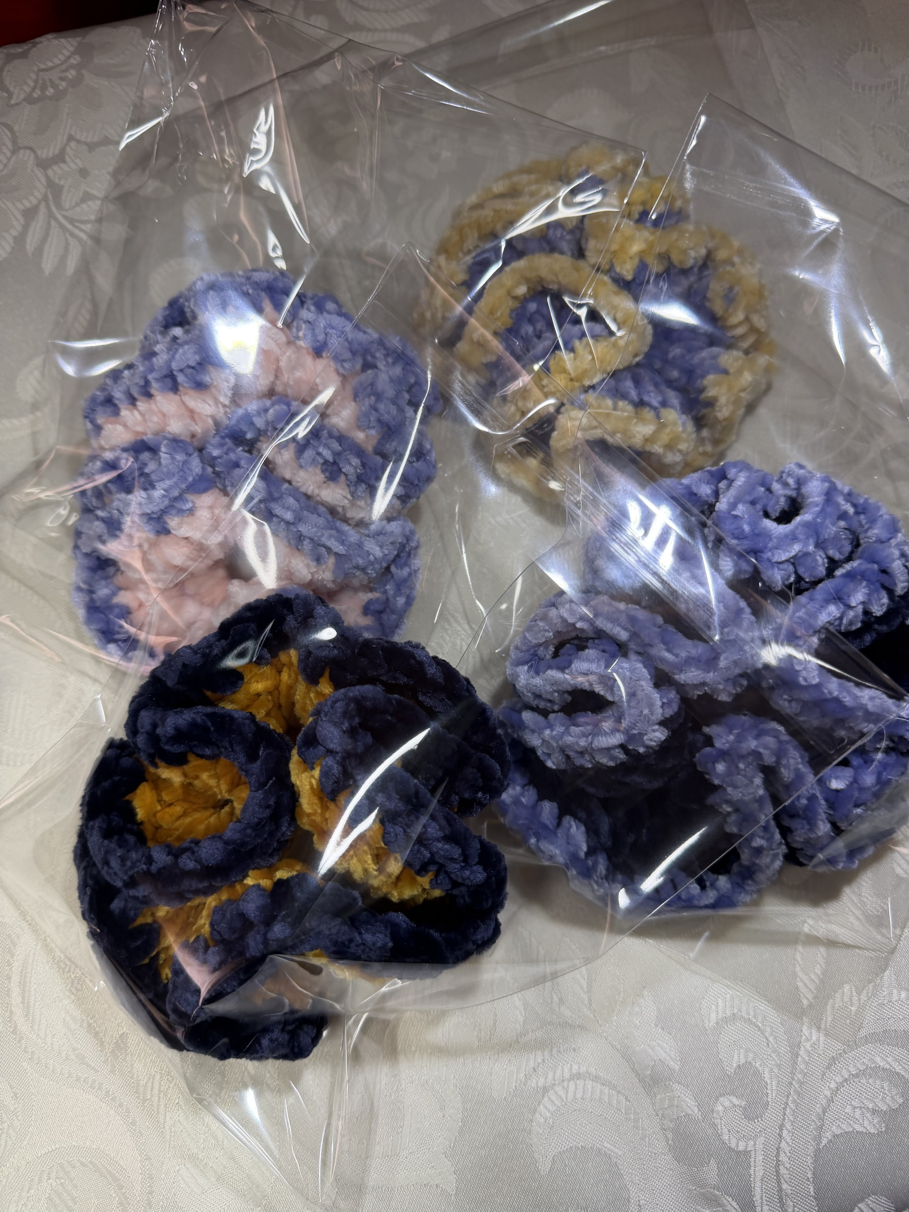 Handmade Velvet Scrunchies